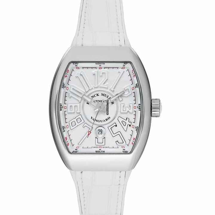  Franck Muller Vanguard V45 SC DT AC BC BLC BLC - VANGUARD Automatic White Dial Stainless Steel Unisex Watch </h1> 