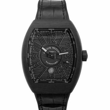  Franck Muller Vanguard V45 SC DT TT NR BR NR - Vanguard Black Automatic 44mm </h1> 
