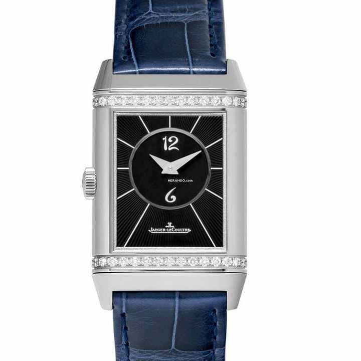  Jaeger-LeCoultre Reverso Classic Medium Duetto Q2588422 - Reverso Classic Medium Duetto Manual-winding Black Dial Ladies Watch </h1> 