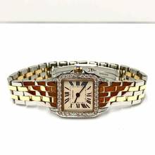 Thumbnail von Cartier Santos Demoiselle 2698 2 Tone 20mm .92TCW DIAMOND Watch </h1>