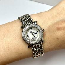 Thumbnail von Chopard Happy Sport Quartz 26mm Steel 5 Floating DIAMONDS Watch </h1>