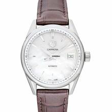 Thumbnail von TAG Heuer Carrera Lady WBK2311.FC8258 - Carrera Calibre 5 Automatic White Dial Unisex Watch </h1>