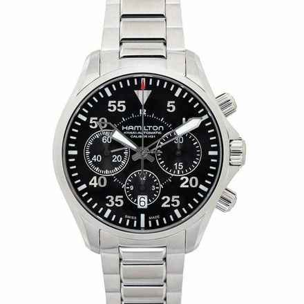  Hamilton Khaki Pilot H64666135 - Khaki Aviation Automatic Black Dial Stainless steel Men's Watch </h1> 