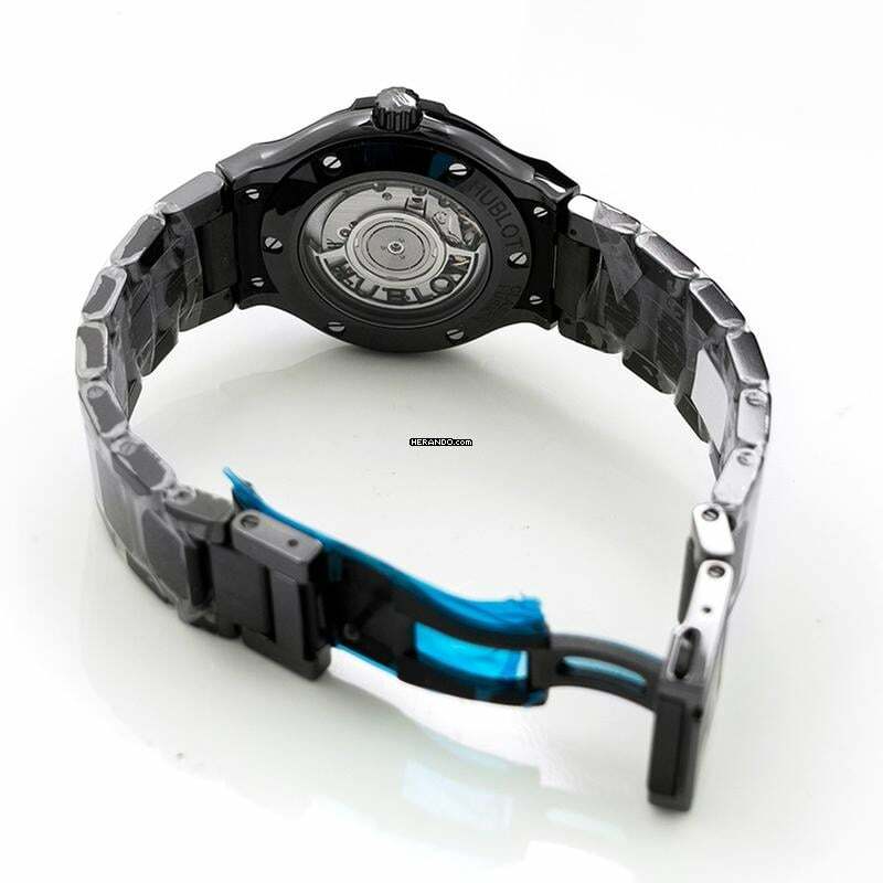 Thumbnail von Hublot Classic Fusion 568.CM.1470.CM.1204 - Classic Fusion Automatic Mat Black Dial Ceramic Ladies Watch </h1>