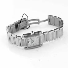 Thumbnail von Cartier Tank Française WE110007 - Tank Francaise 30 mm Quartz Silver Dial Stainless Steel Diamonds Ladies Watch </h1>