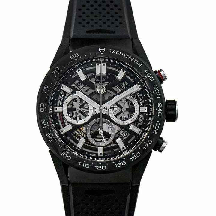  TAG Heuer Carrera CBG2A91.FT6173 - Carrera Calibre Heuer 02 Automatic Skeleton Dial Men's Watch </h1> 