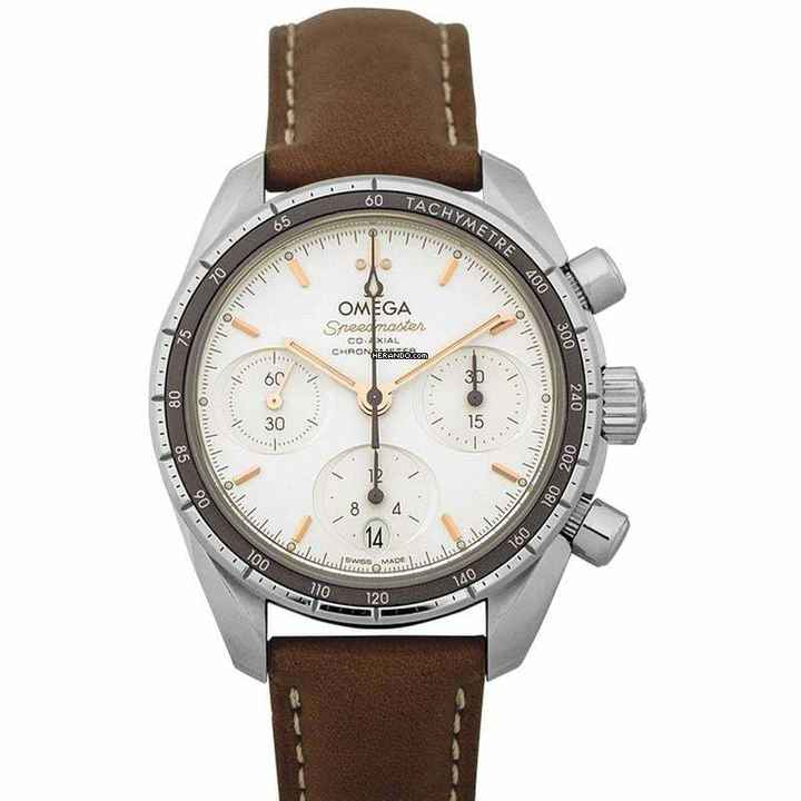  Omega Speedmaster 324.32.38.50.02.001 - Speedmaster Co-Axial Chronograph 38 mm Automatic Silver Dial Steel L </h1> 