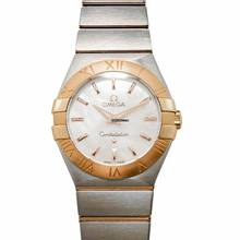 Thumbnail von Omega Constellation Quartz 123.20.27.60.05.001 - Constellation Quartz 27 mm White Dial Red Gold Ladies Watch </h1>