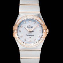 Thumbnail von Omega Constellation Quartz 123.25.27.60.55.001 - Constellation Quartz White Dial Diamond Red Gold Ladies Watch </h1>