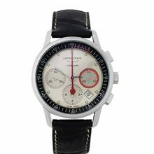 Thumbnail von Longines Column-Wheel Chronograph L47544723 - Heritage Chronograph 41 mm Watch </h1>