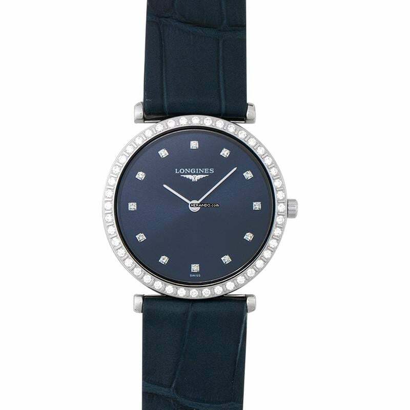  Longines L45230972 - La Grande Classique de Longines Quartz Blue Dial Diamond Ladies Watch </h1> 