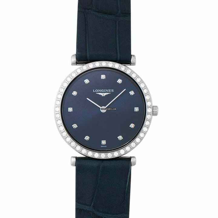  Longines L45230972 - La Grande Classique de Longines Quartz Blue Dial Diamond Ladies Watch </h1> 