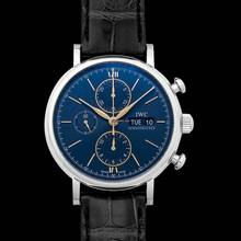 Thumbnail von IWC Portofino Chronograph IW391036 - Portofino Chronograph Automatic Blue Dial Men's Watch </h1>