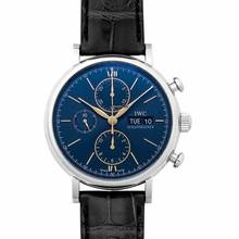 Thumbnail von IWC Portofino Chronograph IW391036 - Portofino Chronograph Automatic Blue Dial Men's Watch </h1>