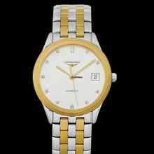 Thumbnail von Longines Flagship L47743277 - Flagship Automatic White Dial Diamond Men's Watch </h1>