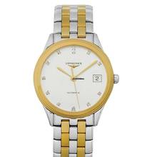 Thumbnail von Longines Flagship L47743277 - Flagship Automatic White Dial Diamond Men's Watch </h1>