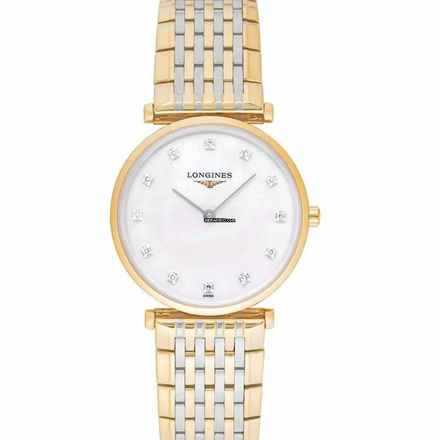  Longines La Grande Classique L45122877 - La Grande Classique de Longines Quartz White Mother Of Pearl Dial Diamond Ladi </h1> 