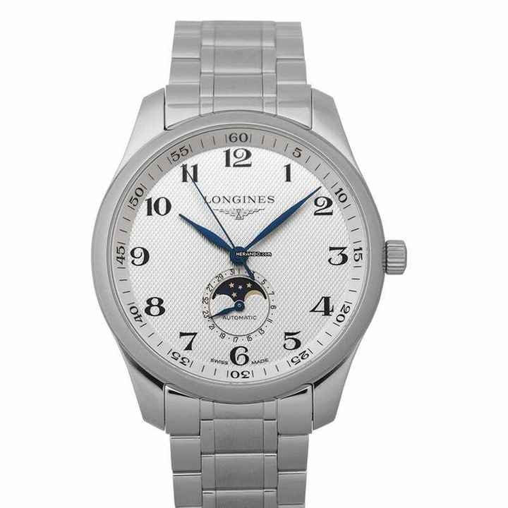  Longines Master Collection L29194786 - The Longines Master Collection Moonphase Automatic Silver Dial Men's Watch </h1> 