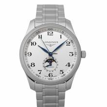 Thumbnail von Longines Master Collection L29194786 - The Longines Master Collection Moonphase Automatic Silver Dial Men's Watch </h1>