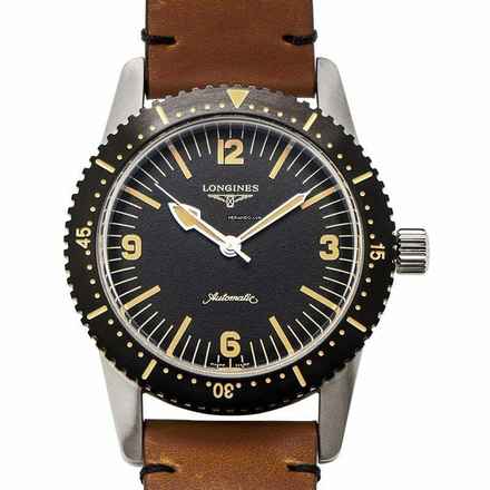  Longines L28224562 - The Longines Skin Diver Watch Automatic Black Dial Men's Watch </h1> 