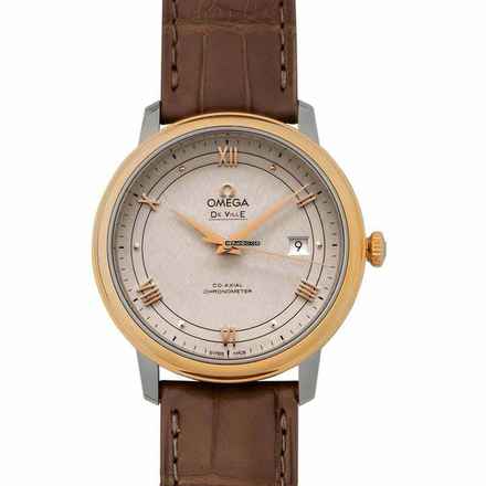  Omega De Ville Prestige 424.23.40.20.02.003 - De Ville Prestige Co-Axial 39.5 mm Automatic Silver Dial Red Gold Me </h1> 