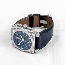 Thumbnail von Bell & Ross BR 03-94 Chronographe BR0394-BLU-ST/SCA - Instruments BR 03-94 Blue Steel Men's Watch </h1>