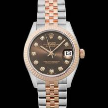 Thumbnail von Rolex Datejust 31 278271-0028 - Datejust 31 Automatic Brown Dial Diamond Indexes Oystersteel and 18 ct Evero </h1>
