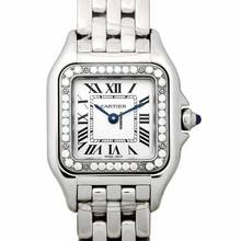 Thumbnail von Cartier Panthère W4PN0007 - Panthere de Cartier 22 mm Quartz Silver Dial Diamond Ladies Watch </h1>