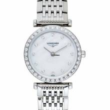 Thumbnail von Longines La Grande Classique L43410806 - La Grande Classique de Longines Quartz White Mother Of Pearl Dial Diamond Ladi </h1>