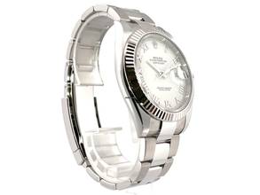 Thumbnail von Rolex Datejust 41 Edelstahl Weißgold 126334 Weiß Römisch Oyster