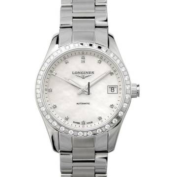  Longines Conquest Classic L23850876 - Conquest Classic Automatic Mother of Pearl Dial Diamond Ladies Watch </h1> 