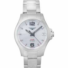 Thumbnail von Longines Conquest L33164876 - Conquest V.H.P. Quartz White Dial Ladies Watch </h1>
