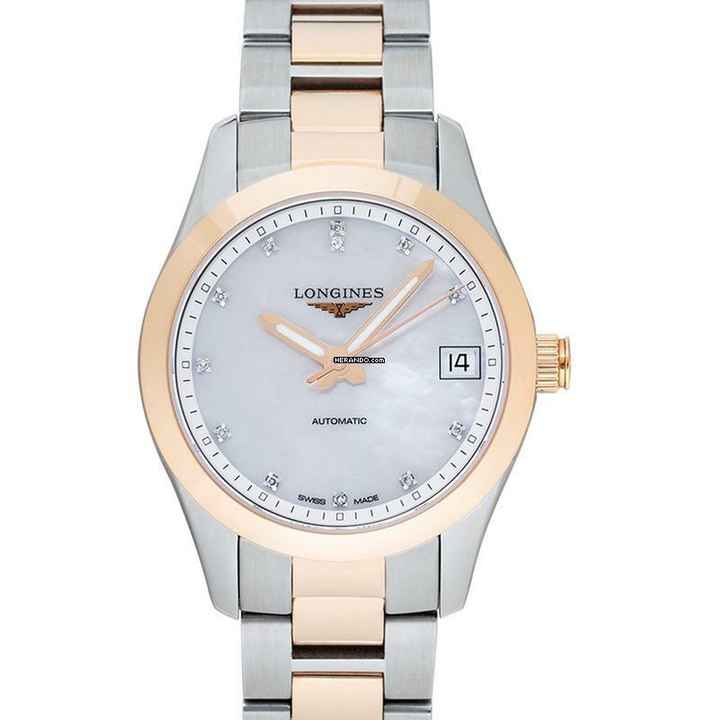  Longines Conquest Classic L23855877 - Conquest Classic Automatic White Dial Ladies Watch </h1> 
