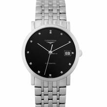 Thumbnail von Longines Elegant L48094576 - The Longines Elegant Collection Automatic Black Dial Ladies Watch </h1>
