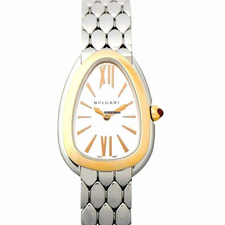  Bulgari Serpenti 103144 - Serpenti Seduttori Quartz White Dial Ladies Watch </h1> 