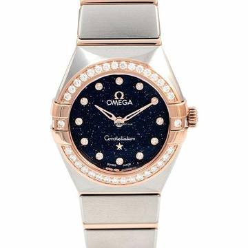  Omega Constellation Quartz 131.25.25.60.53.002 - Constellation Manhattan Quartz 25 mm Quartz Blue Dial Sedna Gold La </h1> 