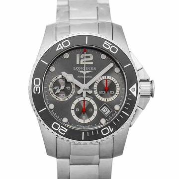  Longines HydroConquest L37834766 - HydroConquest Automatic Grey Dial Chronograph Men's Watch </h1> 