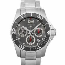 Thumbnail von Longines HydroConquest L37834766 - HydroConquest Automatic Grey Dial Chronograph Men's Watch </h1>