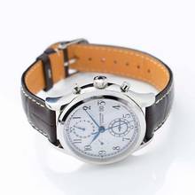 Thumbnail von Longines Heritage L28154232 - Heritage Automatic White Dial Chronograph Men's Watch </h1>