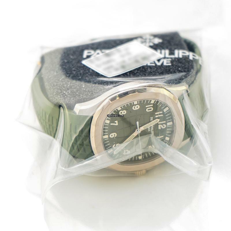 Thumbnail von Patek Philippe Aquanaut 5168G-010 - Aquanaut Automatic Green Dial Men's Watch </h1>