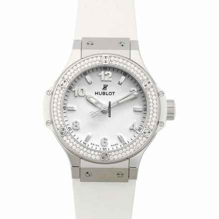  Hublot Big Bang 38 mm 361.se.2010.rw.1104 - Big Bang Quartz White Dial Stainless Steel Ladies Watch </h1> 