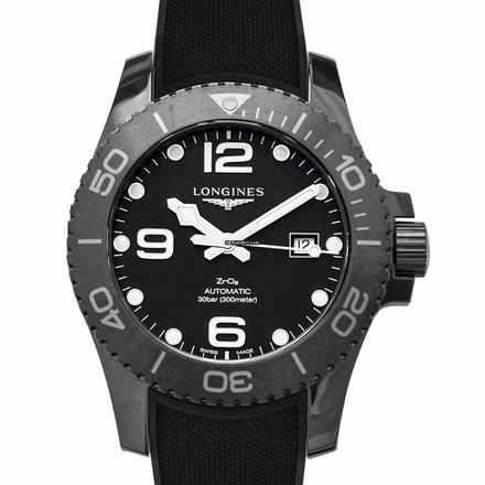  Longines HydroConquest L37844569 - HydroConquest Automatic Black Dial Men's Watch </h1> 