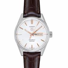 Thumbnail von TAG Heuer Carrera Calibre 5 WAR201D.FC6291 - Carrera Calibre 5 Day-Date Automatic White Dial Men's Watch </h1>