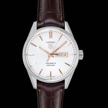 Thumbnail von TAG Heuer Carrera Calibre 5 WAR201D.FC6291 - Carrera Calibre 5 Day-Date Automatic White Dial Men's Watch </h1>
