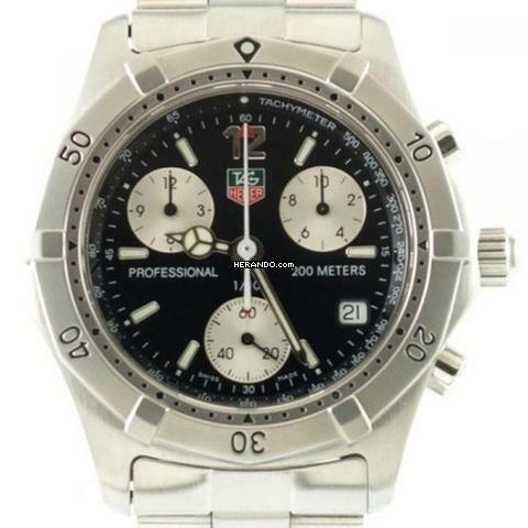  TAG Heuer 2000 Professional Chronometer Edelstahl CK 1110-0 </h1> 