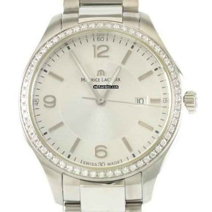  Maurice Lacroix Miros Lady Diamonds MI1014 ungetragen </h1> 