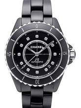 Thumbnail von Chanel J12 Automatik 38 Schwarz Diamant Ref. H5702