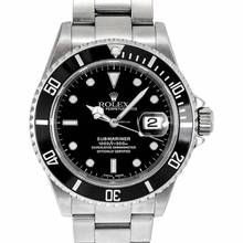 Thumbnail von Rolex Submariner Date 16610 - Submariner Automatic Black Dial Stainless Steel Men's Watch </h1>