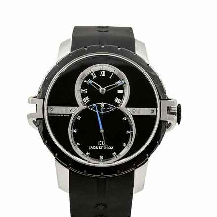  Jaquet-Droz Grande Seconde SW J029030440 - SW Automatic Black Dial Stainless Steel Men's Watch </h1> 