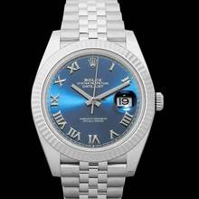 Thumbnail von Rolex Datejust 41 126334-0026 - Datejust 41 Automatic Blue Dial Oystersteel and 18 ct White Gold Men's Watch </h1>